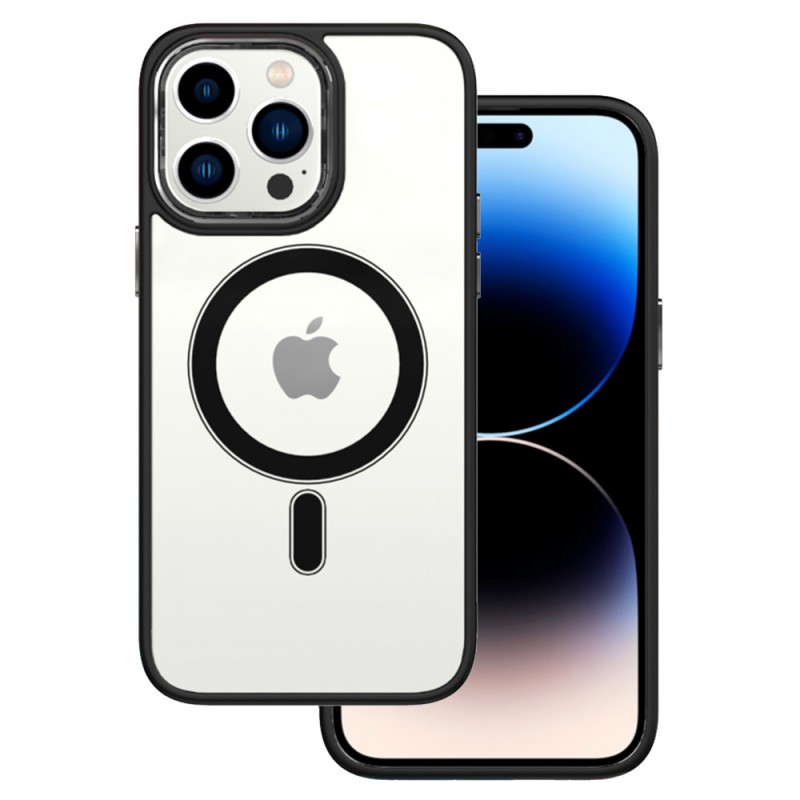 Θήκη Tel-Protect Magnetic Clear Case Apple iPhone 14 Pro Max (6.7") Black