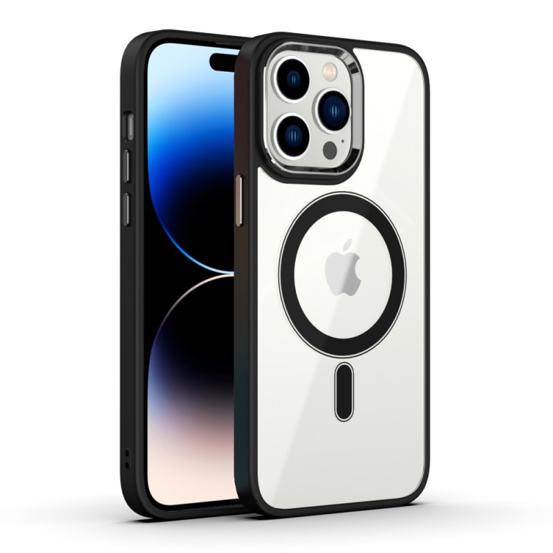 Θήκη Tel-Protect Magnetic Clear Case Apple iPhone 14 Pro Max (6.7") Black