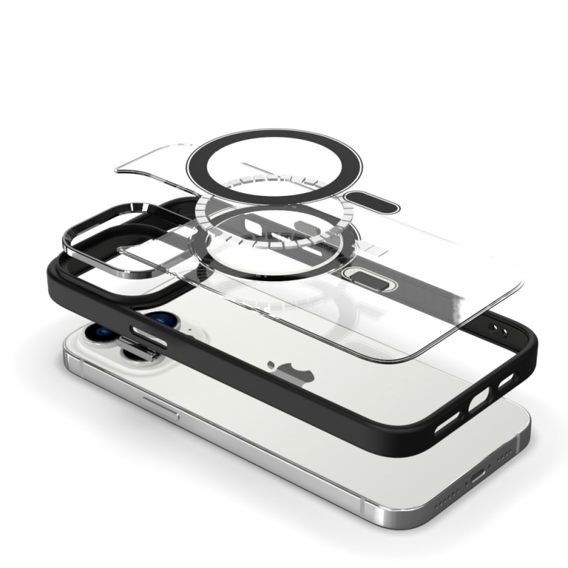 Θήκη Tel-Protect Magnetic Clear Case Apple iPhone 14 Pro Max (6.7") Black