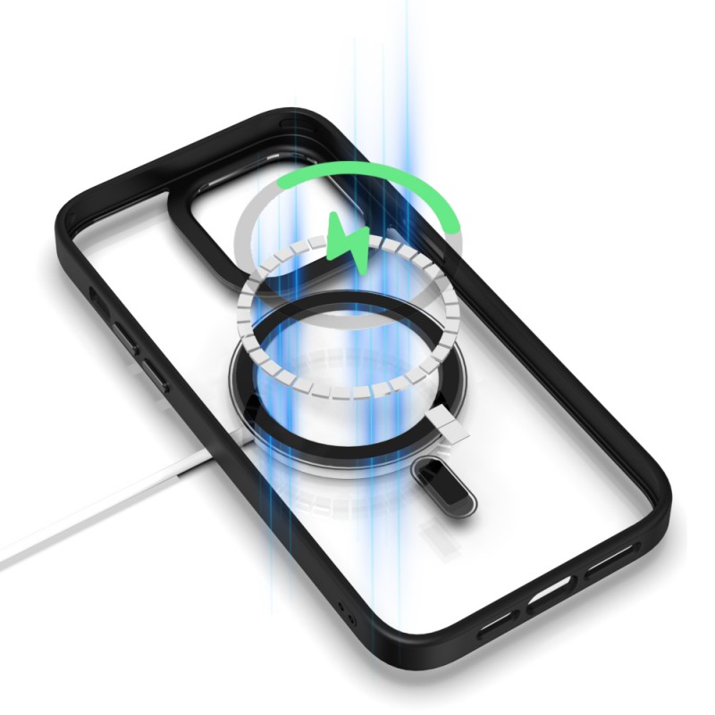 Θήκη Tel-Protect Magnetic Clear Case Apple iPhone 14 Pro Max (6.7") Black