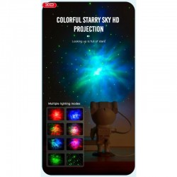 Διακοσμητικό Παιδικό Φωτιστικό XO CF1 mini Led Projector με Προβολή Αστεριών White Διακοσμητικό Παιδικό Φωτιστικό XO CF1 mini Led Projector με Προβολή Αστεριών White