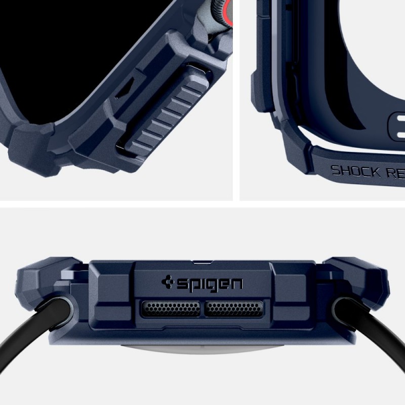 Θήκη Spigen Rugged Armor Apple Watch Series 10 (46mm) Navy Blue (ACS08599) Θήκη Spigen Rugged Armor Apple Watch Series 10 (46mm) Navy Blue (ACS08599)