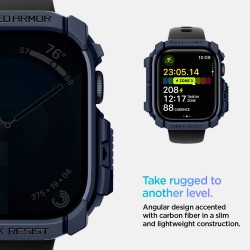 Θήκη Spigen Rugged Armor Apple Watch Series 10 (46mm) Navy Blue (ACS08599) Θήκη Spigen Rugged Armor Apple Watch Series 10 (46mm) Navy Blue (ACS08599)