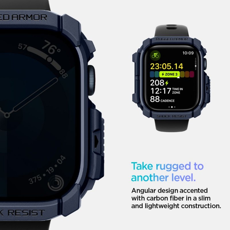 Θήκη Spigen Rugged Armor Apple Watch Series 10 (46mm) Navy Blue (ACS08599) Θήκη Spigen Rugged Armor Apple Watch Series 10 (46mm) Navy Blue (ACS08599)