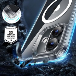 Θήκη ESR Classic Hybrid Halolock Magsafe & Tempered Glass Apple iPhone 16 Plus (6.7") Clear