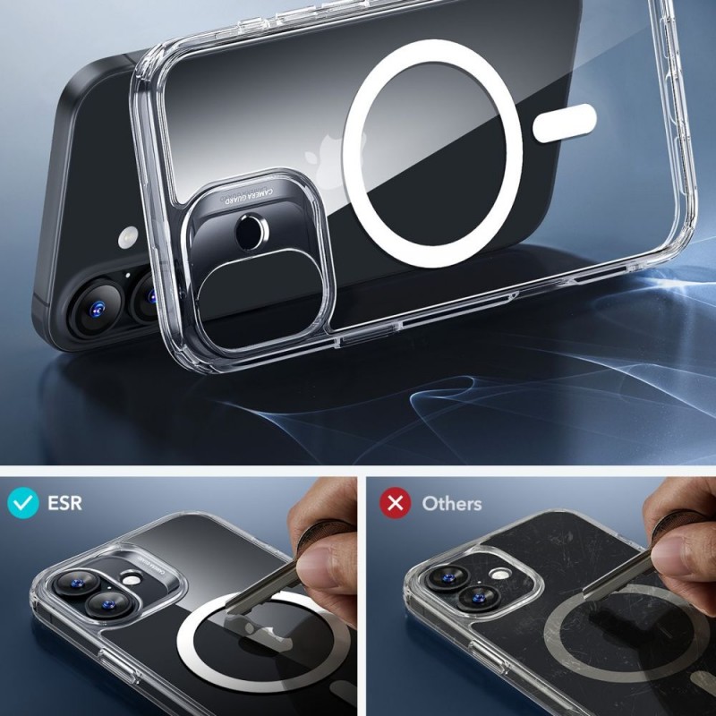 Θήκη ESR Classic Hybrid Halolock Magsafe & Tempered Glass Apple iPhone 16 Plus (6.7") Clear