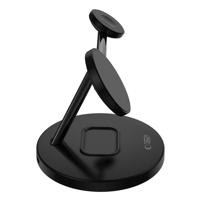 Ασύρματος Φορτιστής Tech-Protect A35 QI15W Magnetic Magsafe 3in1 Wireless Charger Black Ασύρματος Φορτιστής Tech-Protect A35 QI15W Magnetic Magsafe 3in1 Wireless Charger Black