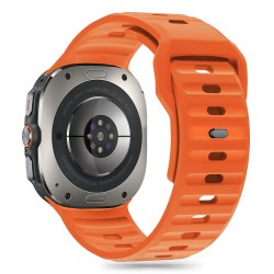 Ανταλλακτικό λουράκι Tech-Protect Silicone Line Samsung Galaxy Watch Ultra (47mm) Orange