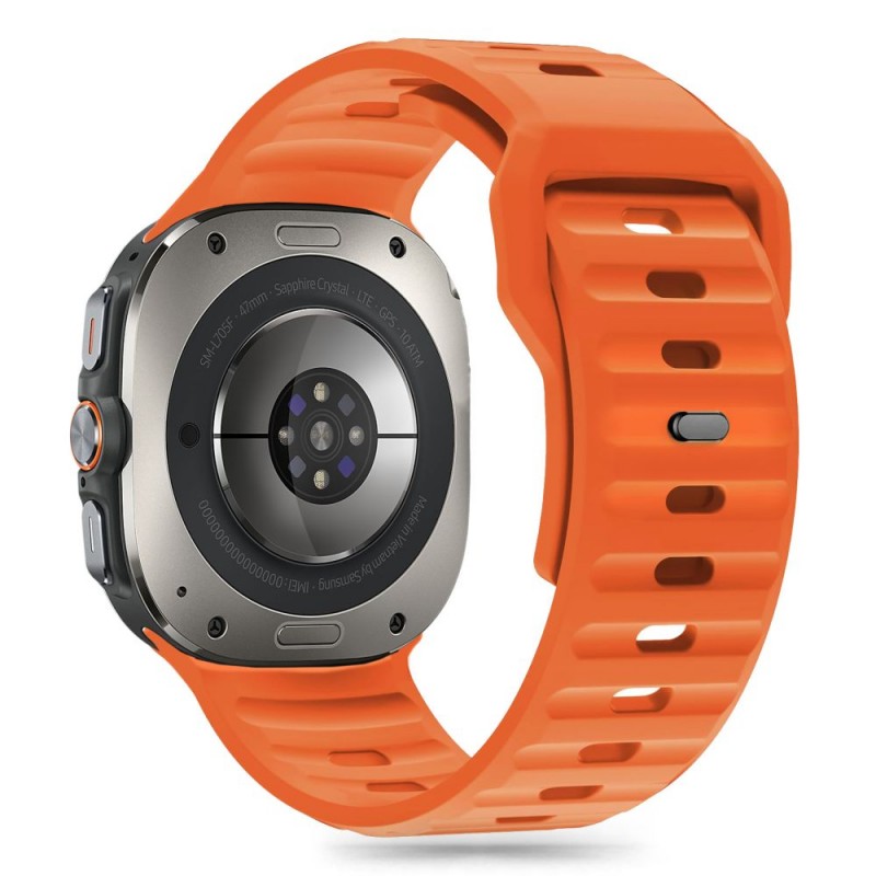 Ανταλλακτικό λουράκι Tech-Protect Silicone Line Samsung Galaxy Watch Ultra (47mm) Orange