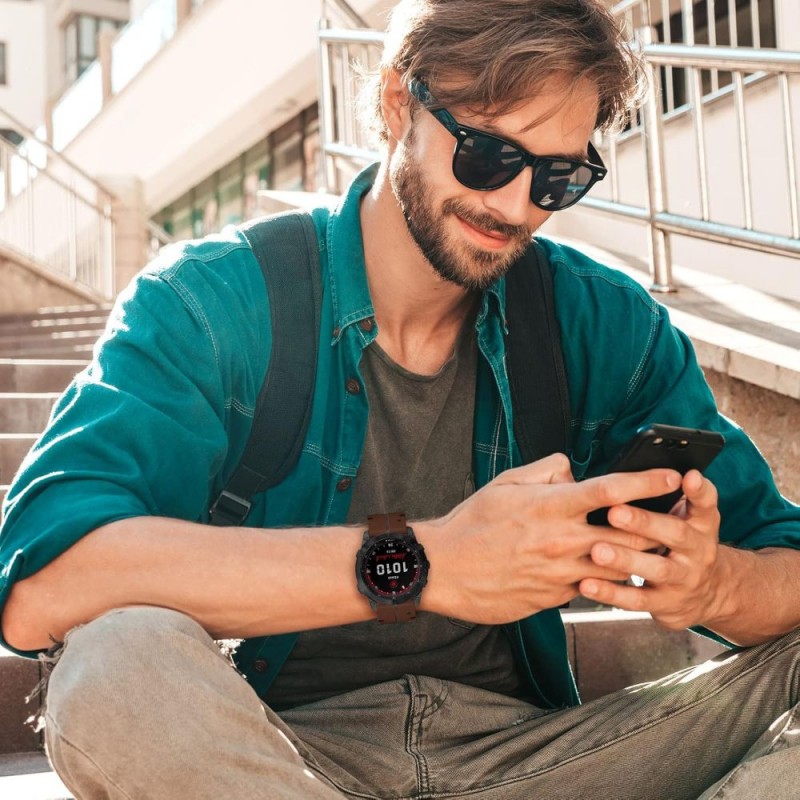 Ανταλλακτικό λουράκι Tech- Protect Silicone PU Garmin Fenix 3/5x/3HR/5X Plus/6x/6x Pro/7x Brown (26mm)