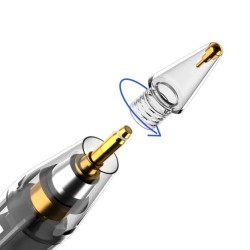 Γραφίδα Tech-Protect Magnetic Stylus Pen "4" iPad Clear / Black