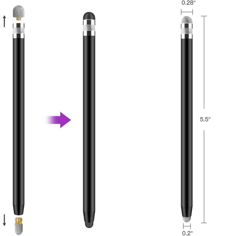 Γραφίδα Tech-Protect USP100 4-Tip Touch Stylus Pen Violet / Pink