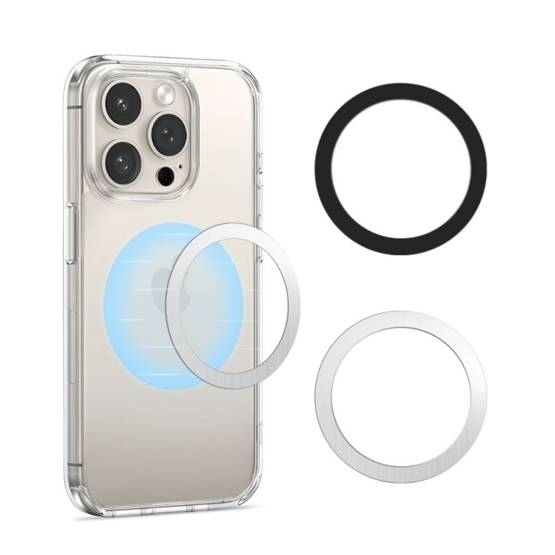 Δαχτυλίδι Tech-Protect MMP-110 2in1 Magnetic Magsafe Ring Silver & Black