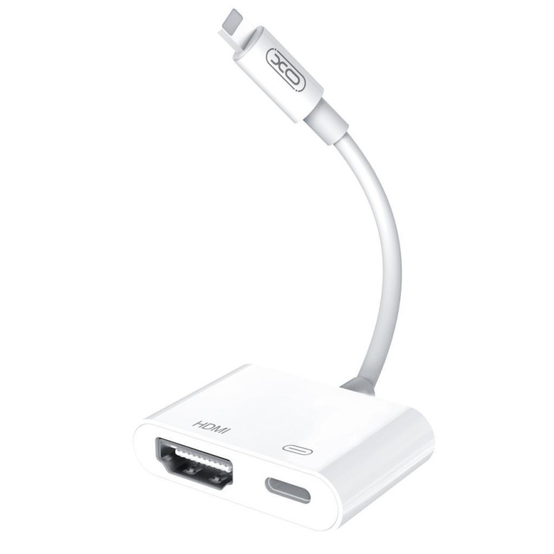 Αντάπτορας XO HUB005 Hub Lightning to HDMI 1080P White Αντάπτορας XO HUB005 Hub Lightning to HDMI 1080P White