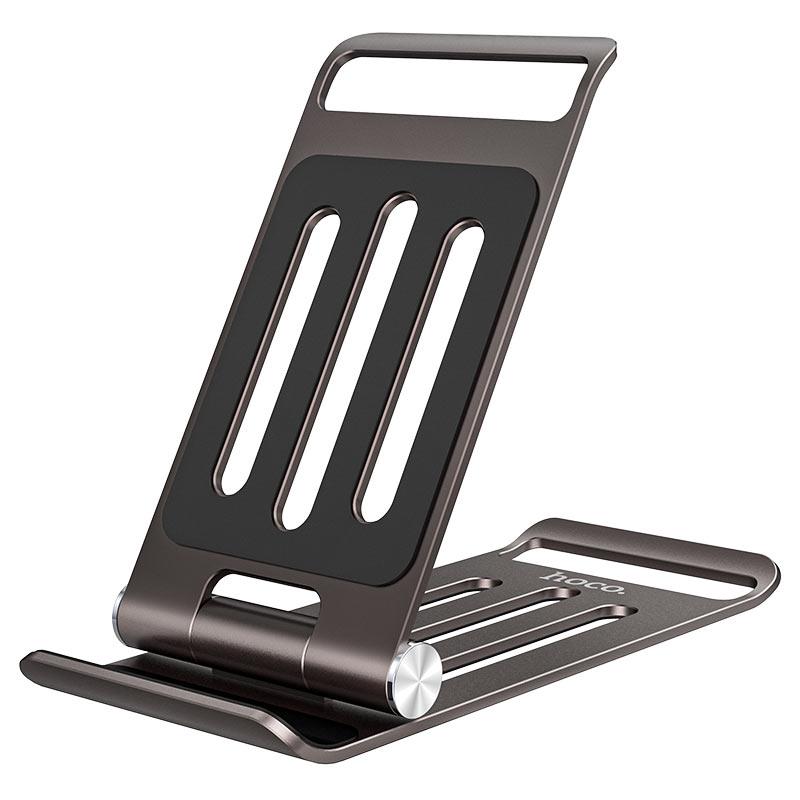 Βάση Στήριξης Γραφείου HOCO PH49 Elegant Metal Folding  Stand Holder Phone Grey