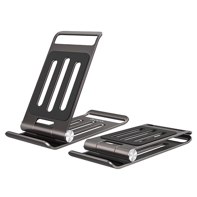 Βάση Στήριξης Γραφείου HOCO PH49 Elegant Metal Folding  Stand Holder Phone Grey