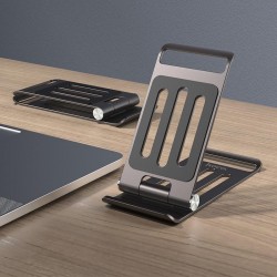 Βάση Στήριξης Γραφείου HOCO PH49 Elegant Metal Folding  Stand Holder Phone Grey