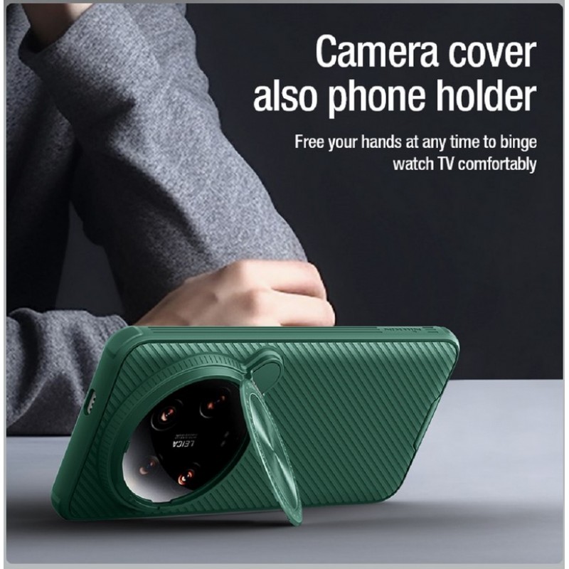 Θήκη Nillkin CamShield Prop Back Cover Xiaomi 14 Ultra Black Θήκη Nillkin CamShield Prop Back Cover Xiaomi 14 Ultra Black