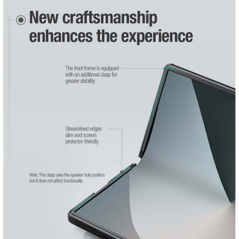 Θήκη Nillkin Flex Pure Fold S Pen Case Samsung Galaxy Z Fold6 5G SM-F956 Black