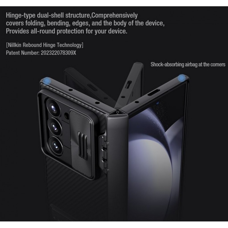 Θήκη Nillkin CamShield Fold Stand Hard Case Samsung Galaxy Z Fold6 5G SM-F956 Black