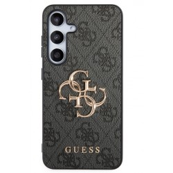 Θήκη Guess PU 4G Metal Logo Case for Samsung Galaxy S24 5G S921 Grey
