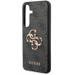 Θήκη Guess PU 4G Metal Logo Case for Samsung Galaxy S24 5G S921 Grey
