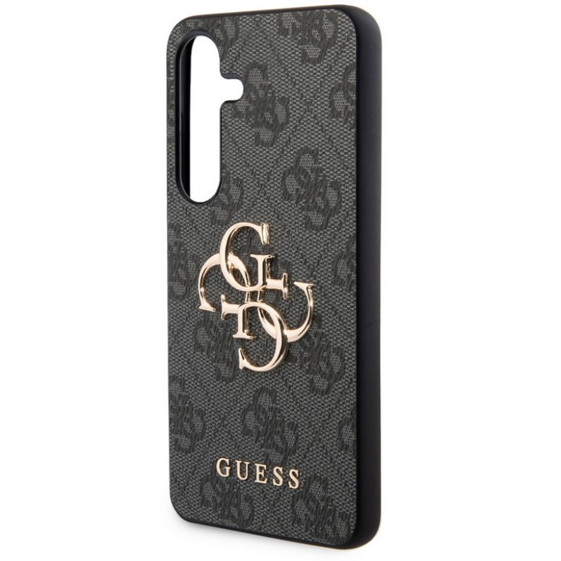 Θήκη Guess PU 4G Metal Logo Case for Samsung Galaxy S24 5G S921 Grey