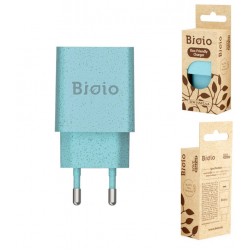 Φορτιστής Ταξιδιού Bioio USB 2,4A Blue