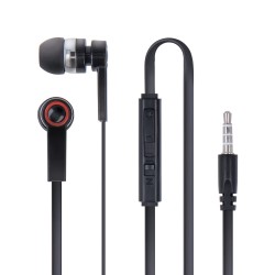 Ακουστικά Handfree Forever Wired Earphones Jack 3.5mm FE-01 Black