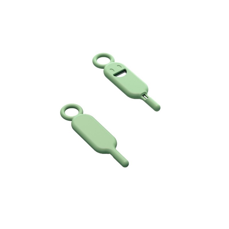 Opening Tool Καρφίτσα Εξαγωγής Key Needle for SIM Card Tray Keychain Green
