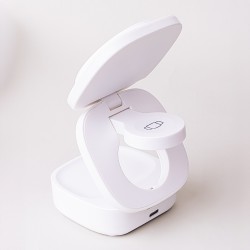 Ασύρματος Φορτιστής Maxlife  Magnetic Wireless Charger 3in1 15W MXWC-06 White