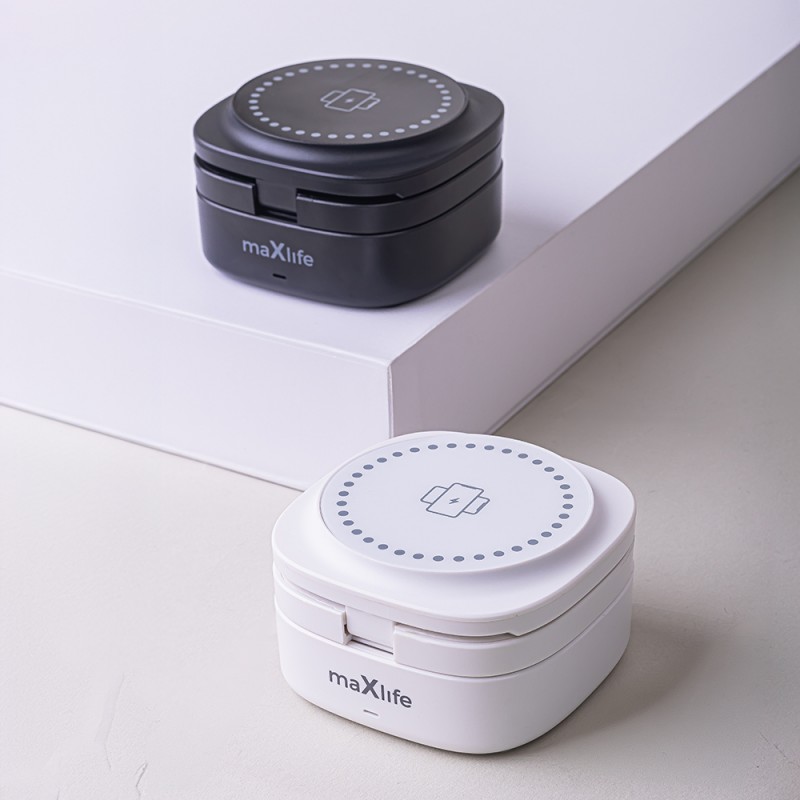 Ασύρματος Φορτιστής Maxlife  Magnetic Wireless Charger 3in1 15W MXWC-06 White