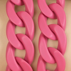 Λουράκι Λαιμού στήριξης Θήκης Smartphone Universal Phone Chain Matte Pink Λουράκι Λαιμού στήριξης Θήκης Smartphone Universal Phone Chain Matte Pink