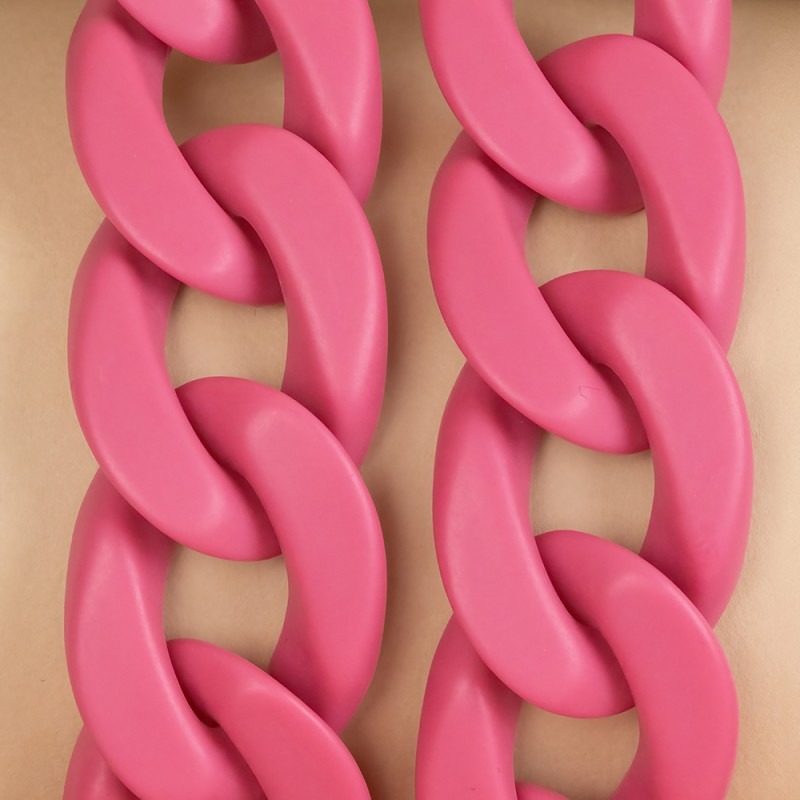 Λουράκι Λαιμού στήριξης Θήκης Smartphone Universal Phone Chain Matte Pink Λουράκι Λαιμού στήριξης Θήκης Smartphone Universal Phone Chain Matte Pink