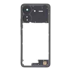 Middle Frame with Back Camera Bezel Xiaomi Redmi 13C Black