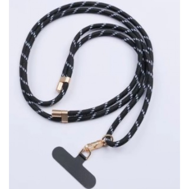Λουράκι Λαιμού στήριξης Θήκης Smartphone Universal Neck Strap Black Λουράκι Λαιμού στήριξης Θήκης Smartphone Universal Neck Strap Black