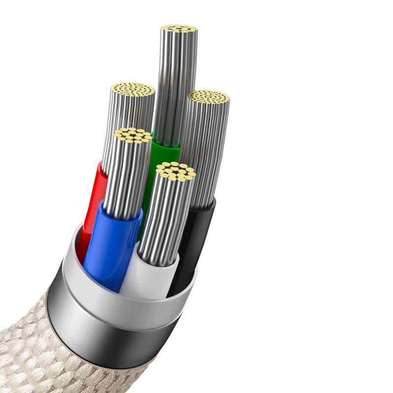 Καλώδιο Φόρτισης Baseus Crystal Shine Type-C to Lightning Cable 20W 2m Pink (CAJY001404)