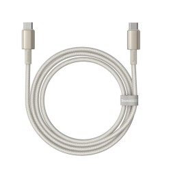 Καλώδιο Φόρτισης Baseus Tungsten Gold Fast Data Cable Type-C to Type-C Super Charge 100W 1m Titanium Galaxy Gold
