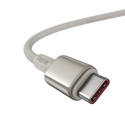 Καλώδιο Φόρτισης Baseus Tungsten Gold Fast Data Cable Type-C to Type-C Super Charge 100W 1m Titanium Galaxy Gold