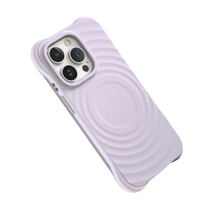 Θήκη Real Smooth Silicone Circle Mag Case Apple iPhone 13 / 14 (6.1") Purple