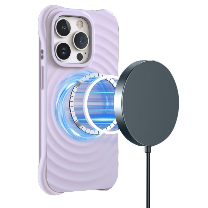 Θήκη Real Smooth Silicone Circle Mag Case Apple iPhone 13 / 14 (6.1") Purple