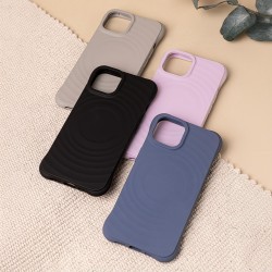 Θήκη Real Smooth Silicone Circle Mag Case Apple iPhone 13 / 14 (6.1") Purple