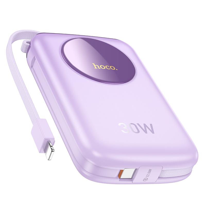 Εξωτερική Μπαταρία HOCO Q19 Lucky Fully Compatible PowerBank 10000mAh 30W Purple