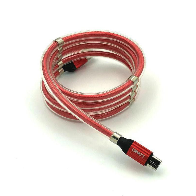 Καλώδιo Data Ldnio Regular USB to Lightning Cable 1m Red