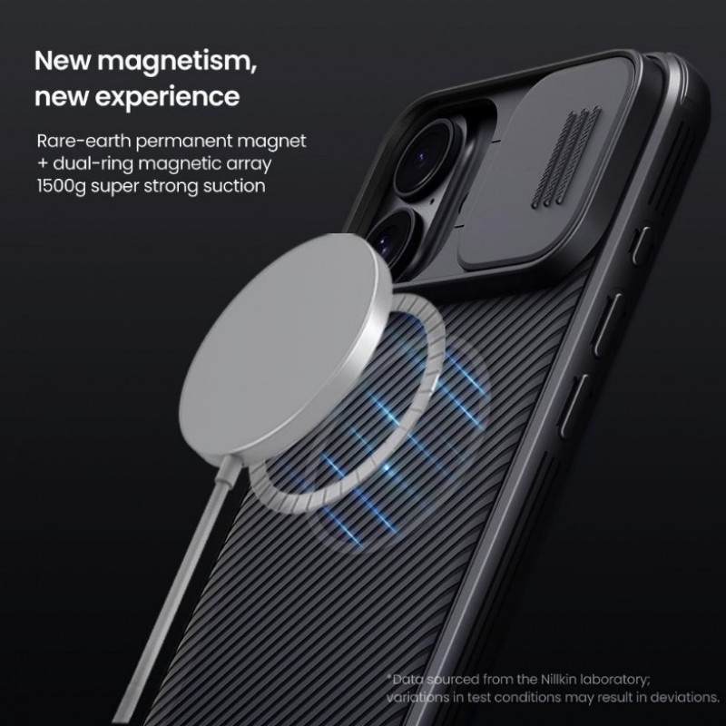 Θήκη NILLKIN Camshield Pro Magnetic Hard Case Apple iPhone 16 (6.1") Black