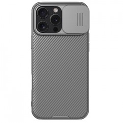 Θήκη NILLKIN Camshield Pro Magnetic Hard Case Apple iPhone 16 Pro Max (6.9") Titanium Gray
