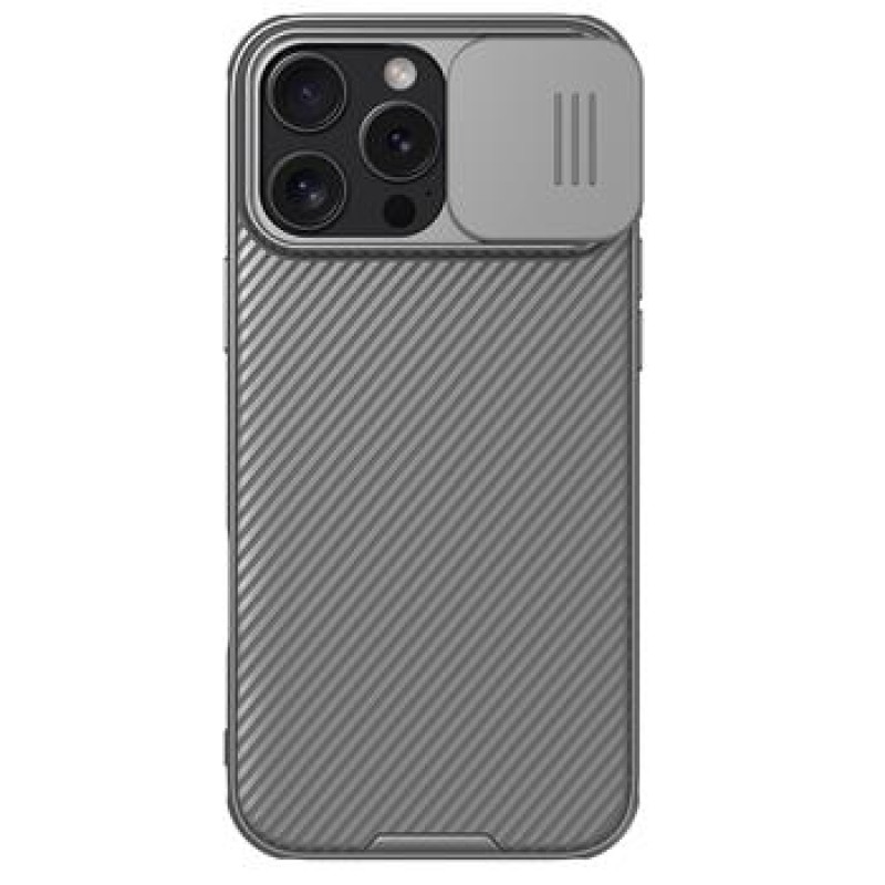 Θήκη NILLKIN Camshield Pro Magnetic Hard Case Apple iPhone 16 Pro Max (6.9") Titanium Gray