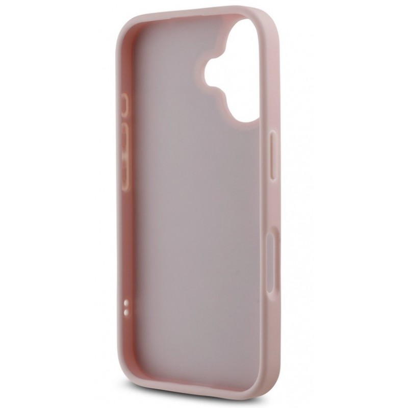 Θήκη Guess PU Leather Quilted Case Apple iPhone 16 (6.1") Pink