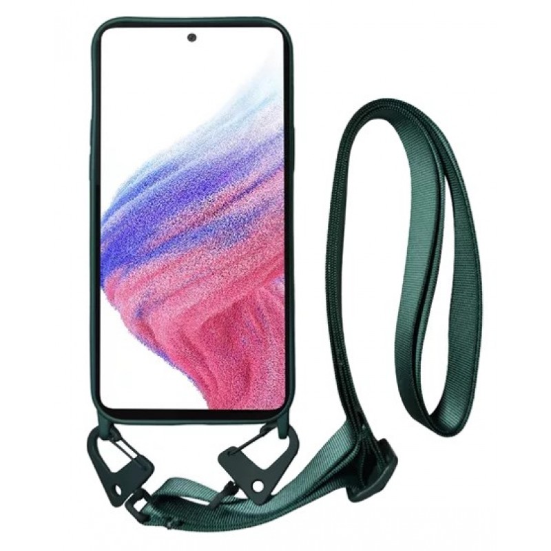 Θήκη Vivid Silicone Case Strap Samsung Galaxy A53 5G SM-A536 Pine Green