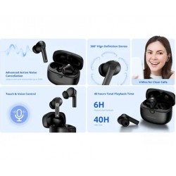 Ακουστικά Bluetooth Riversong True Utopia H5 Wireless Earphones EA271 Black Ακουστικά Bluetooth Riversong True Utopia H5 Wireless Earphones EA271 Black